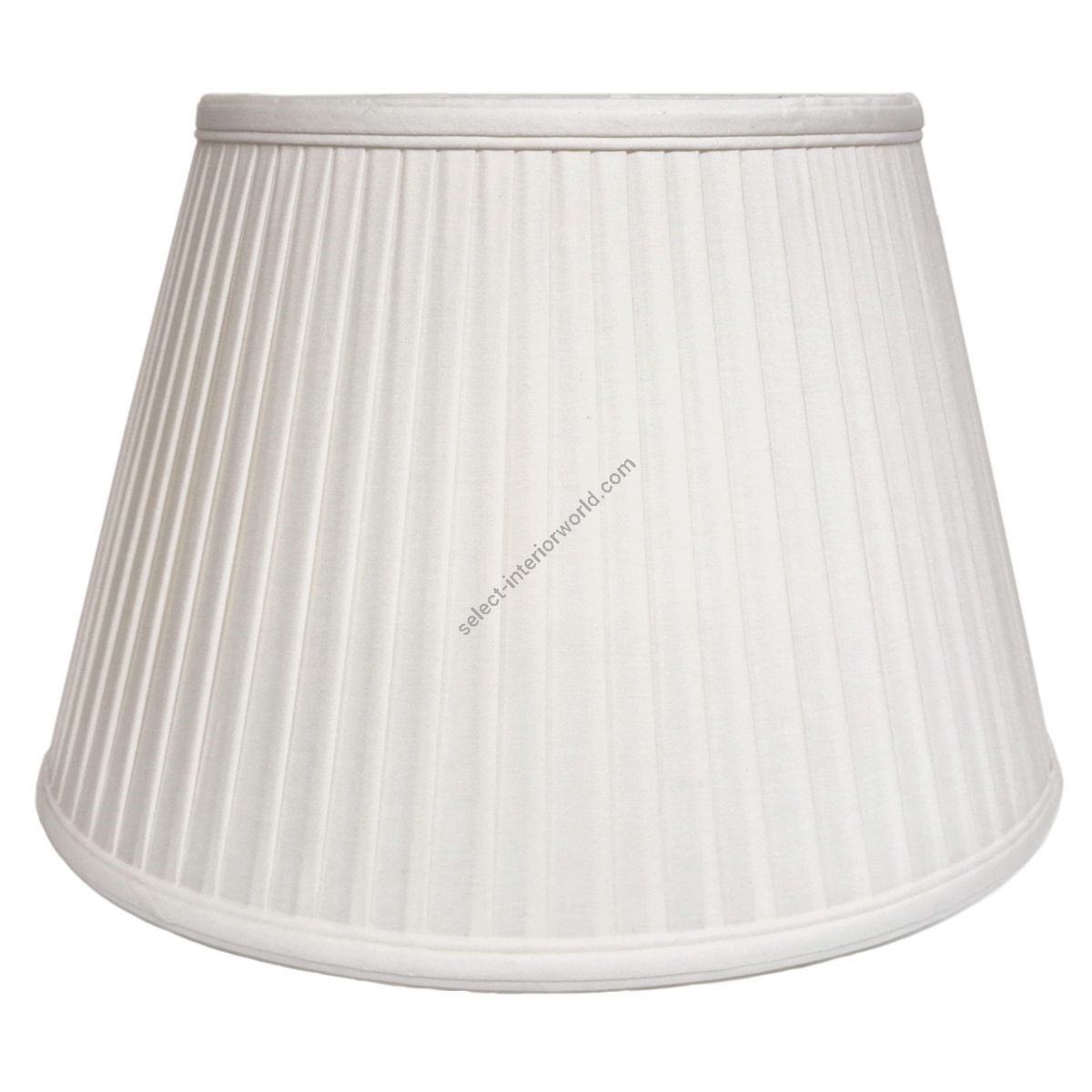Elstead Lighting / Lampshades / 14 Cotton Fine Pencil Pleat Ivory 35 cm