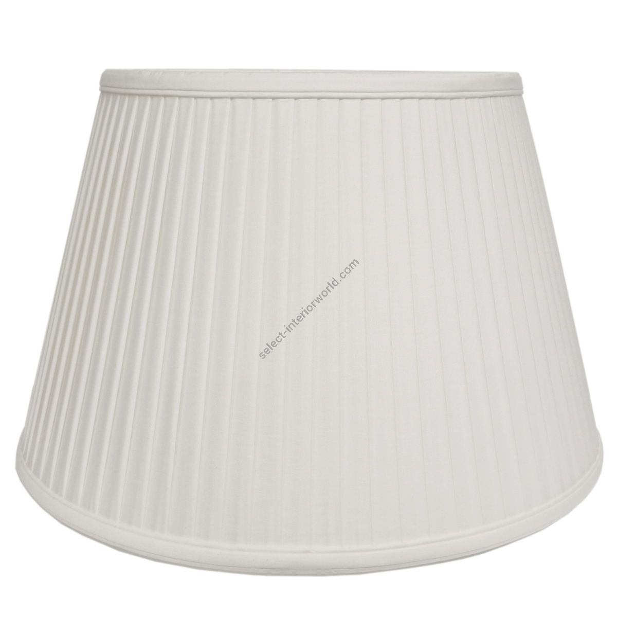 Elstead Lighting / Lampshades / 16 Cotton Fine Pencil Pleat Ivory 41 cm
