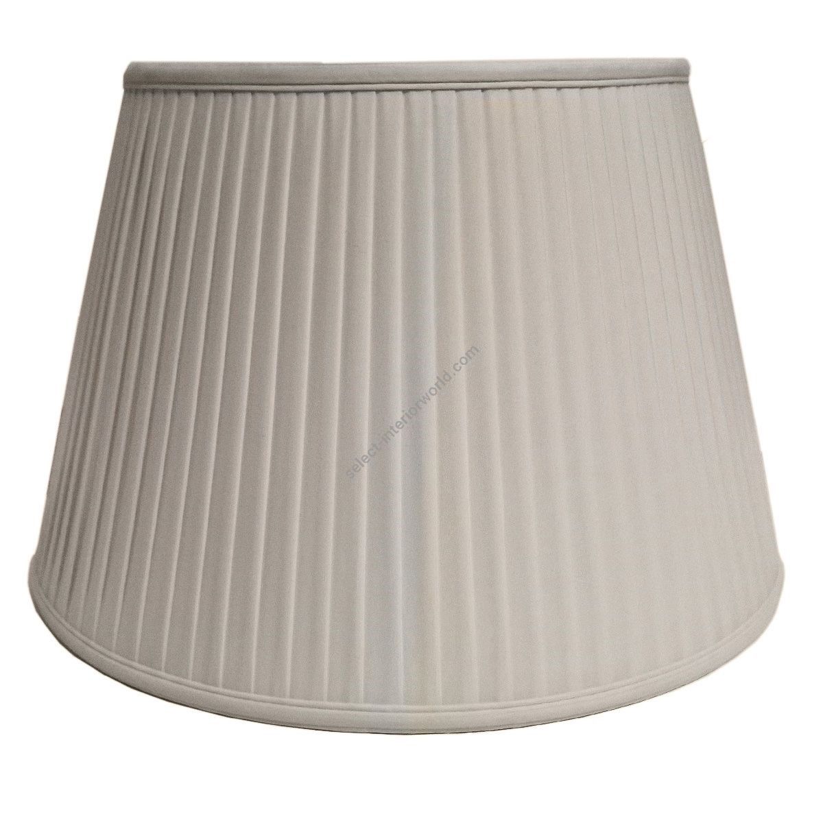 Elstead Lighting / Lampshades / 18 Cotton Fine Pencil Pleat Oyster 46 cm