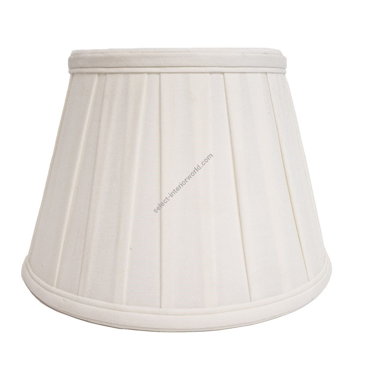 Elstead Lighting / Lampshades / 8 Cotton Box Pleat Ivory 20 cm