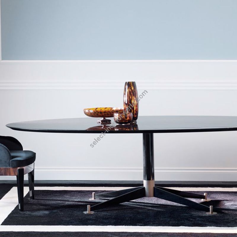 DOM Edizioni / Dining Tables / Filippo Elliptic Bicoloured Base