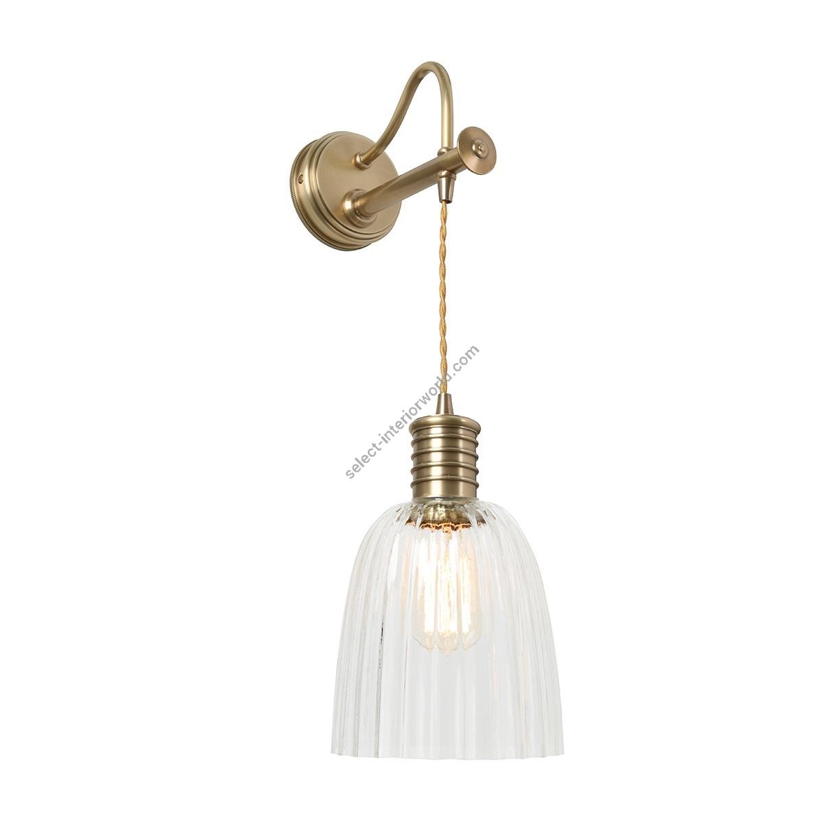 Elstead Lighting / Wall Lights / Douille 1 Aged Brass