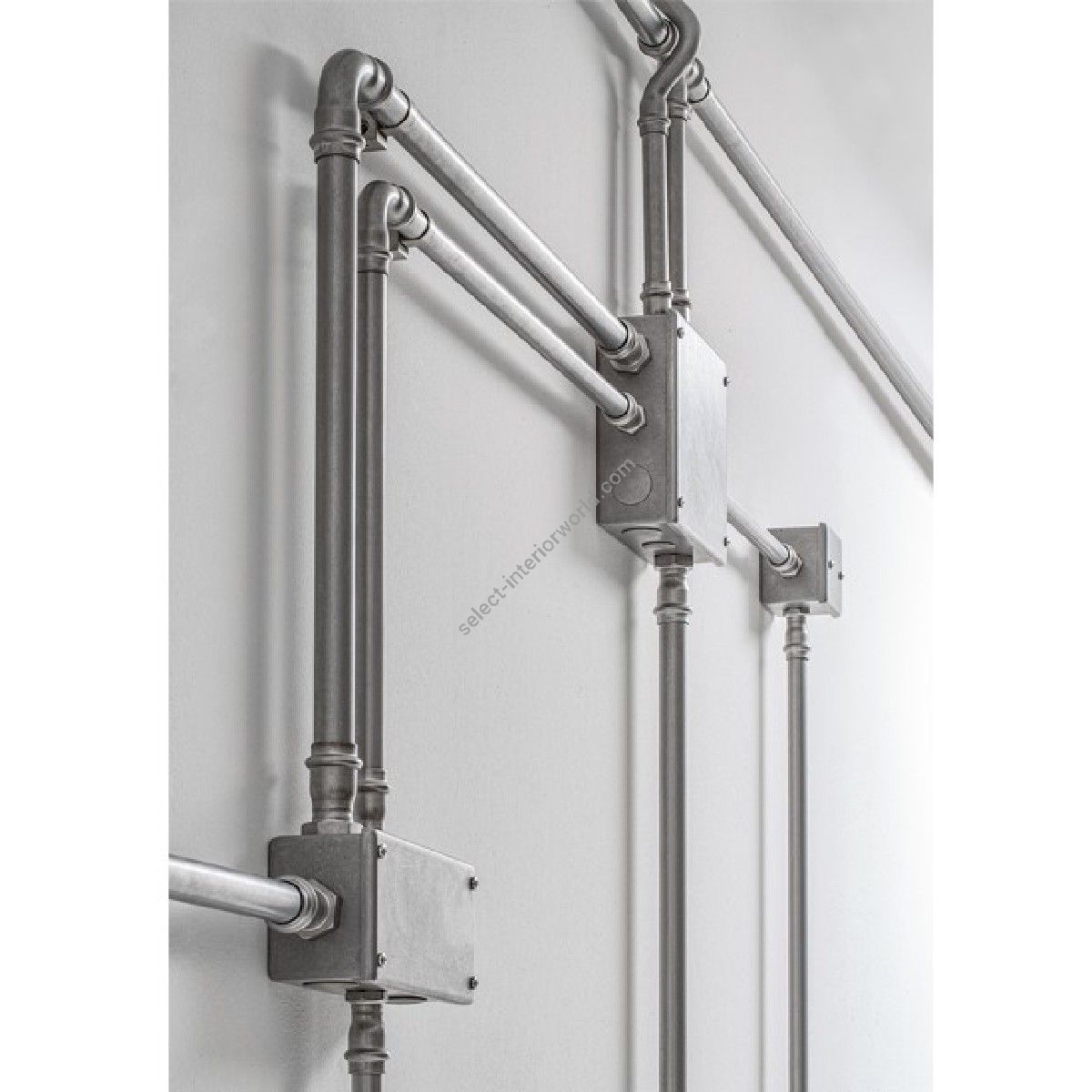 Aldo Bernardi / Lighting Systems / Econow Martellato Steel Visible Indoor Cabling System