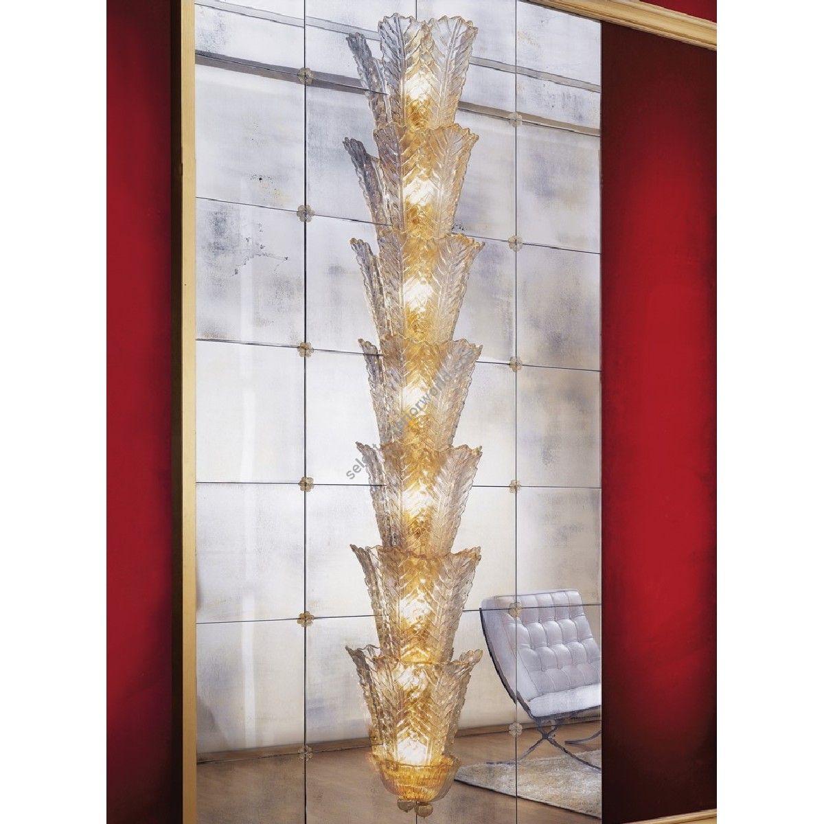 Arte Veneziana / Wall Lights / Edera Art Déco Handcrafted LVW-AVA-004-AD42