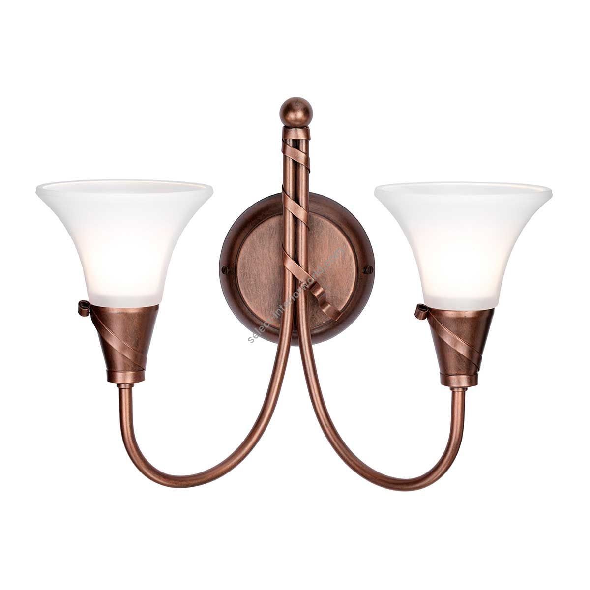 Elstead Lighting / Wall Lights / Emily 2 Copper Patina