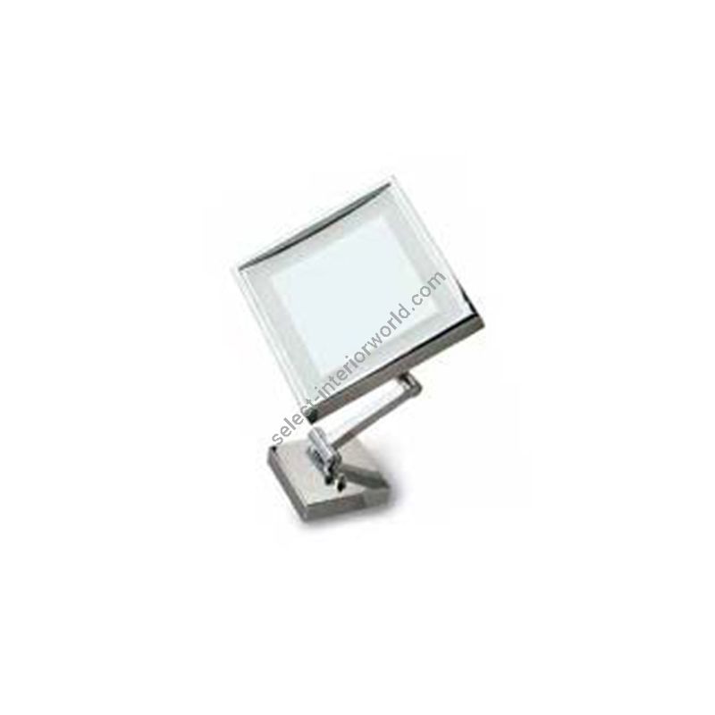Estro / Square mirror with LED lighting / Tourquoise R709