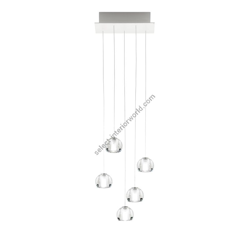 Fabbian / LED Ceiling Lights / Multispot Beluga F32 5 spots 30x15cm