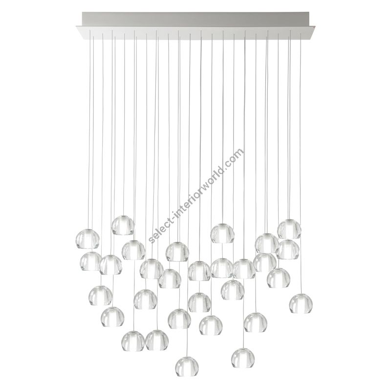 Fabbian / LED Ceiling Lights / Multispot Beluga F32 30 spots 90x15cm