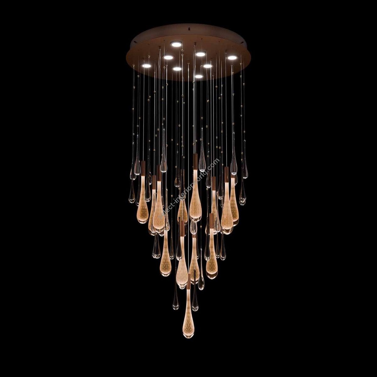 Fine Art Handcrafted Lighting / Pendants & Suspension Lights / Rain Round 100137