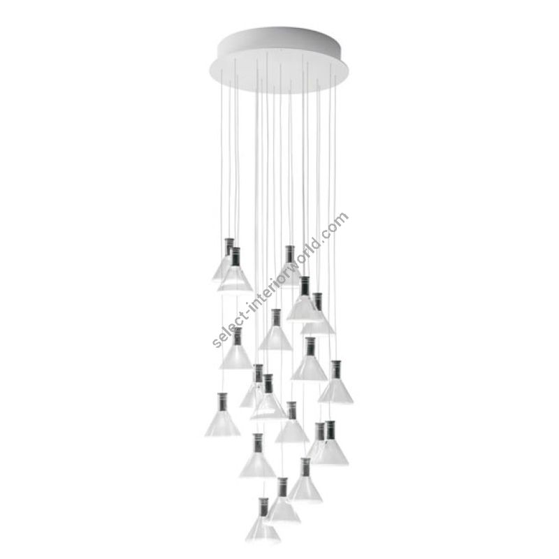 Fabbian / LED Ceiling Lights / Multispot Polair F32 20 spots