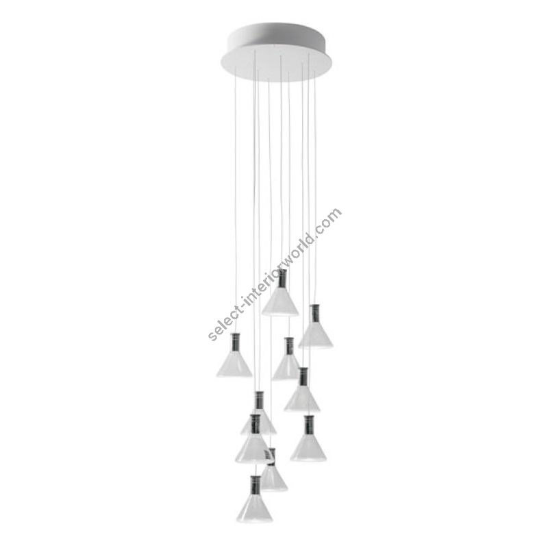 Fabbian / LED Ceiling Lights / Multispot Polair F32 10 spots