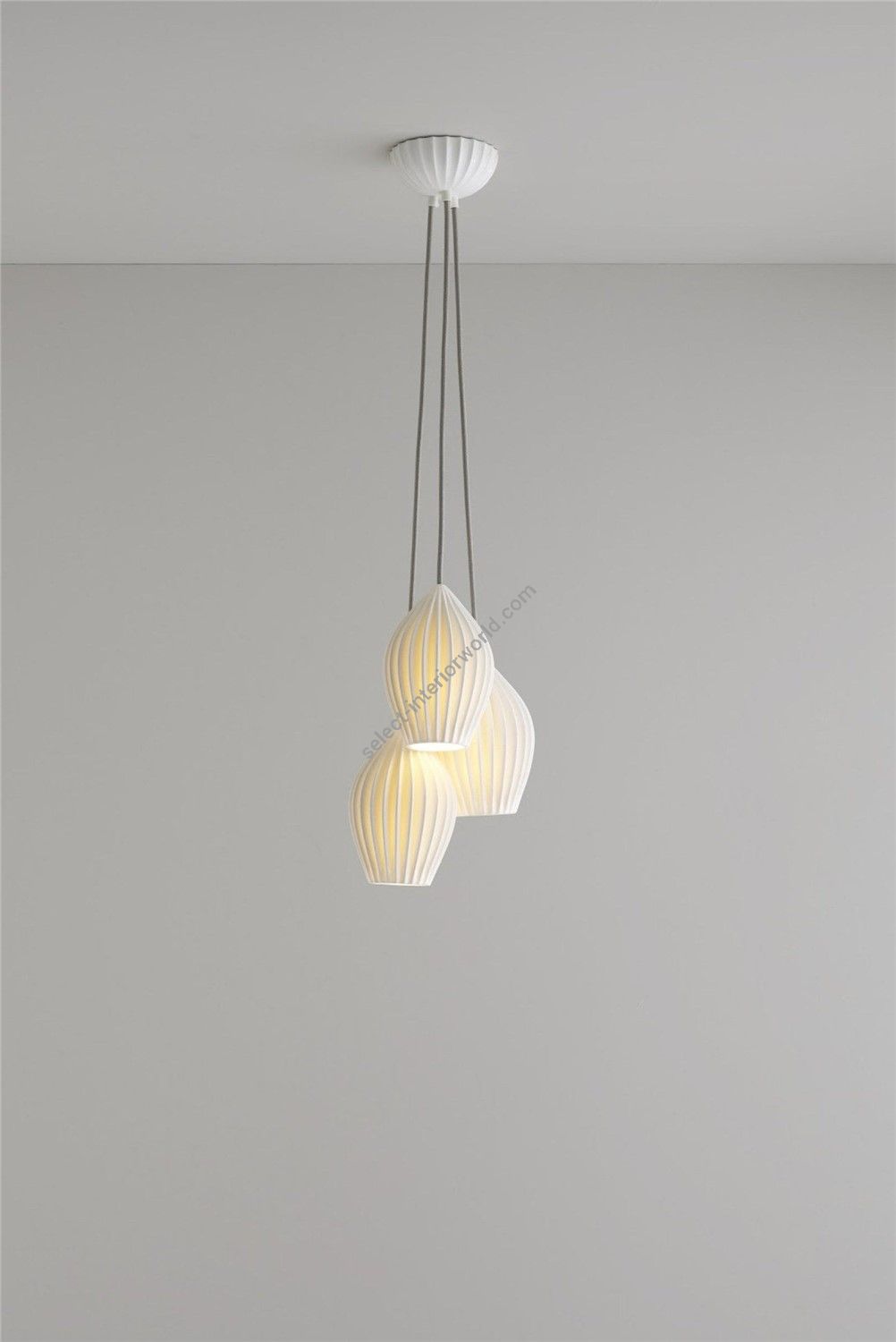 Original BTC / Pendants & Suspension Lights / Fin Grouping of 3