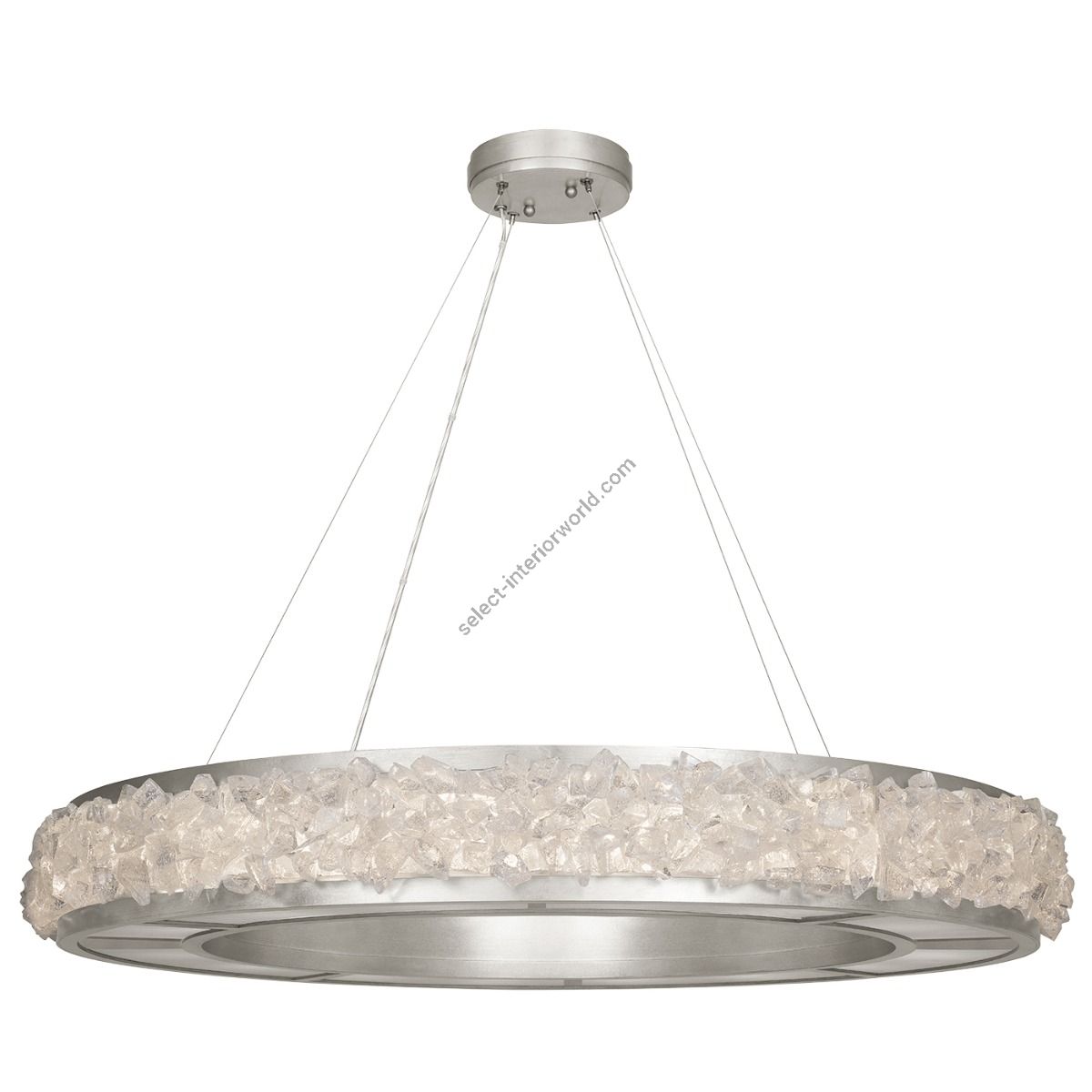 Fine Art Handcrafted Lighting / Pendant Lights / Arctic Halo 38″ Round 878040