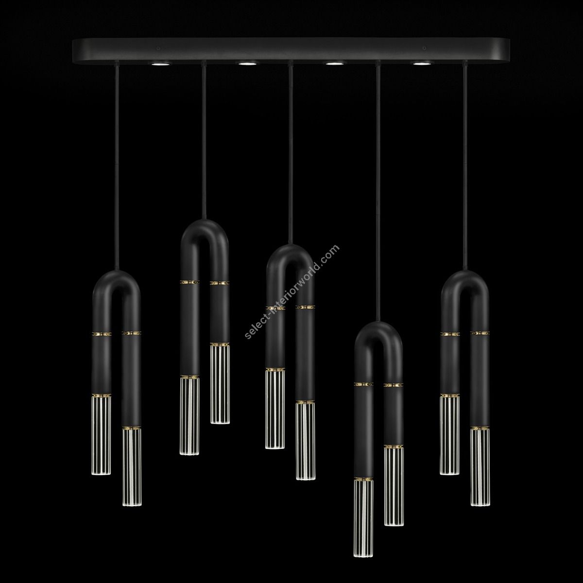 Fine Art Handcrafted Lighting / Pendant Lights / Antonia 51.5″ Linear 923140