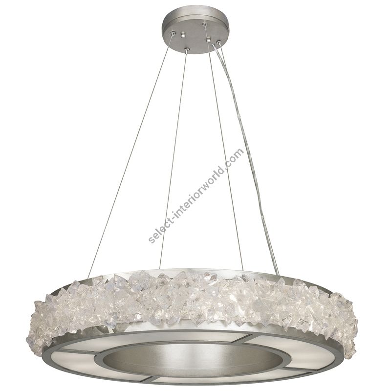 Fine Art Handcrafted Lighting / Pendant Lights / Arctic Halo 30″ Round 878140