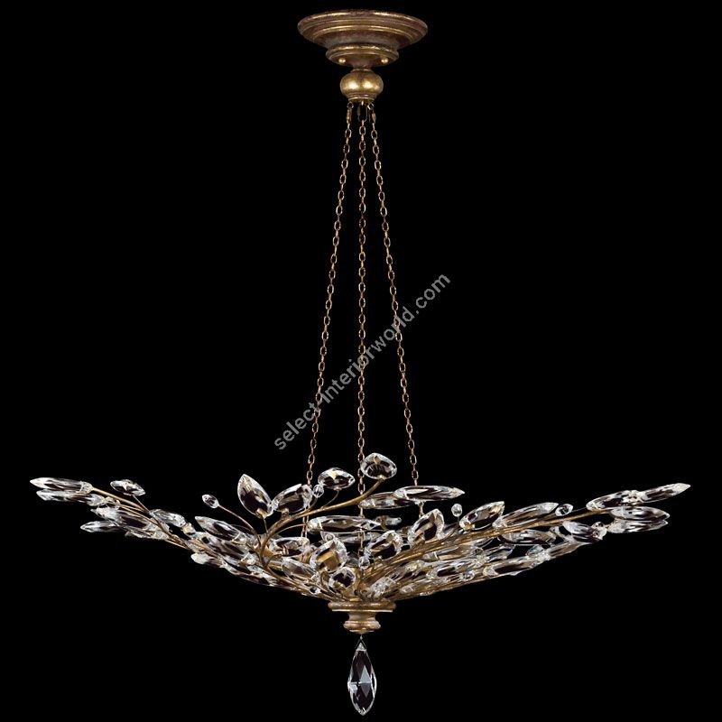 Fine Art Handcrafted Lighting / Pendant Lights / Crystal Laurel 47″ Round 753740 776440