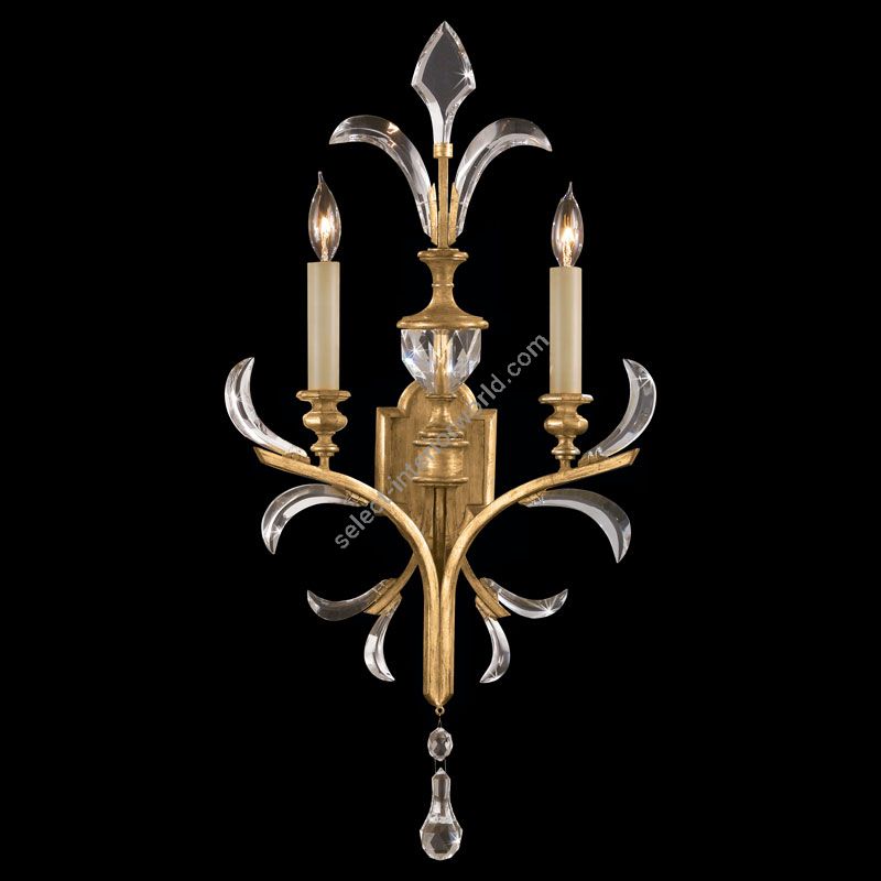Fine Art Handcrafted Lighting / Wall Sconces / Beveled Arcs 32″ 704850 760750