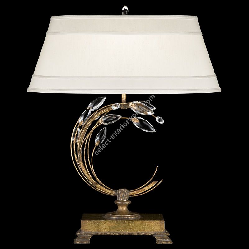 Fine Art Handcrafted Lighting / Table Lamps / Crystal Laurel 31″ RSF 758610 773210