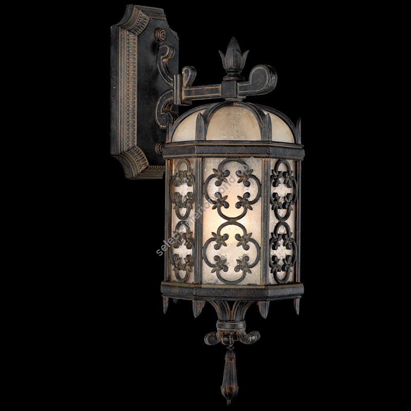 Fine Art Handcrafted Lighting / Outdoor Wall Mount / Costa del Sol 20″ 338581