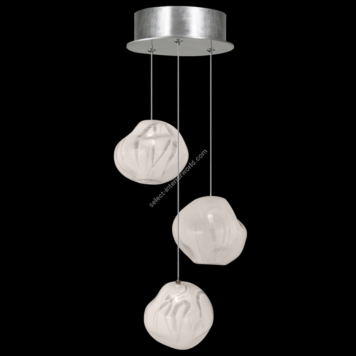 Vesta 9″ Round Pendant Light 866240 by Fine Art Handcrafted Lighting