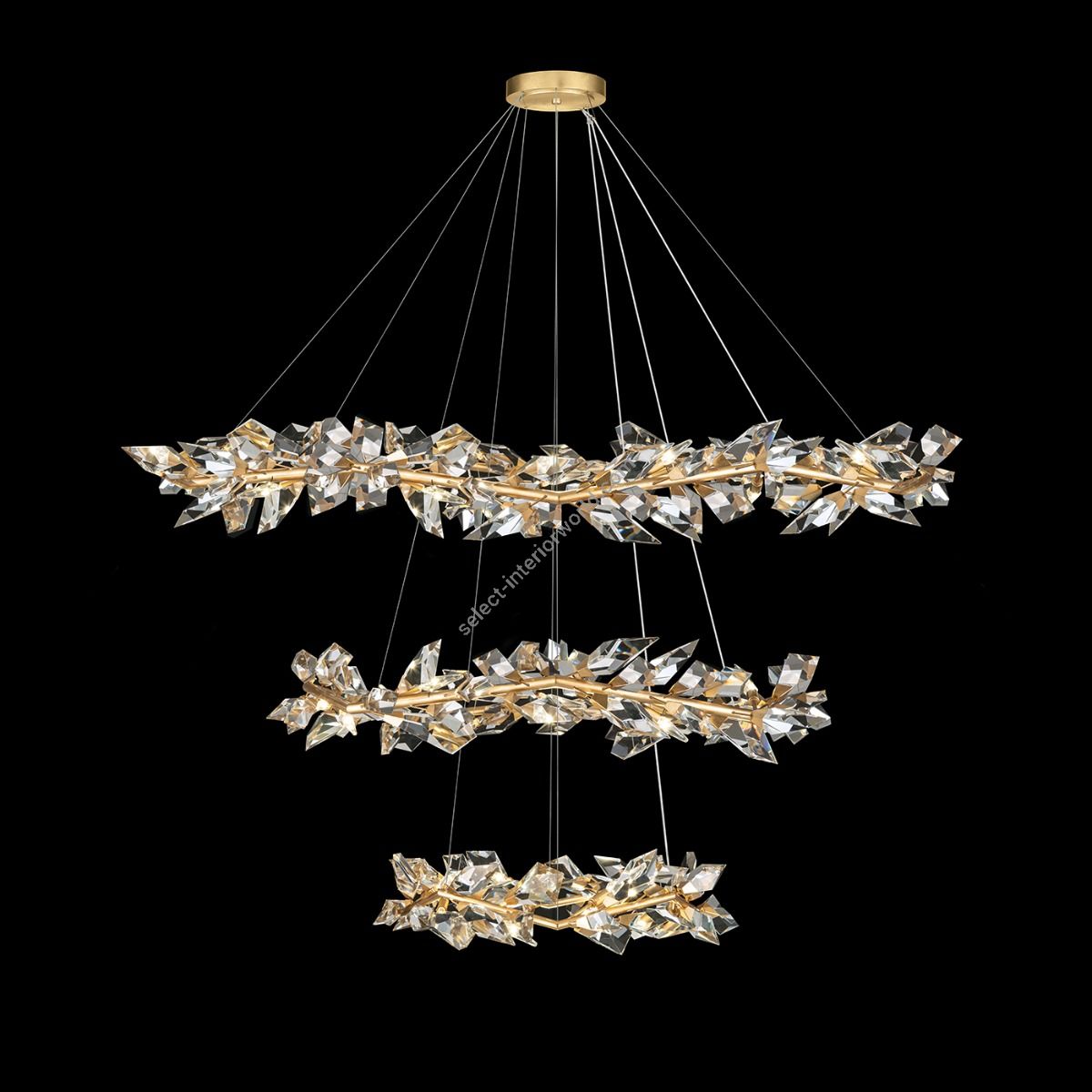 Fine Art Handcrafted Lighting / Pendant Lights / Foret 71″ Round 921940