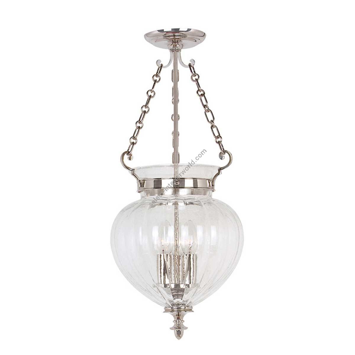 Elstead Lighting / Pendant Lights / Finsbury Park 3 Medium Polished Nickel