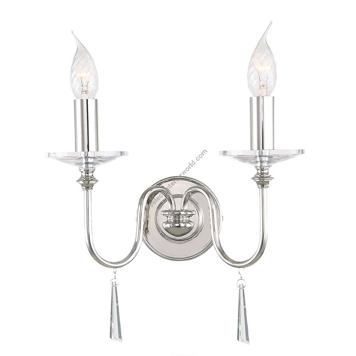 Elstead Lighting / Wall Lights / Finsbury Park 2 Polished Nickel