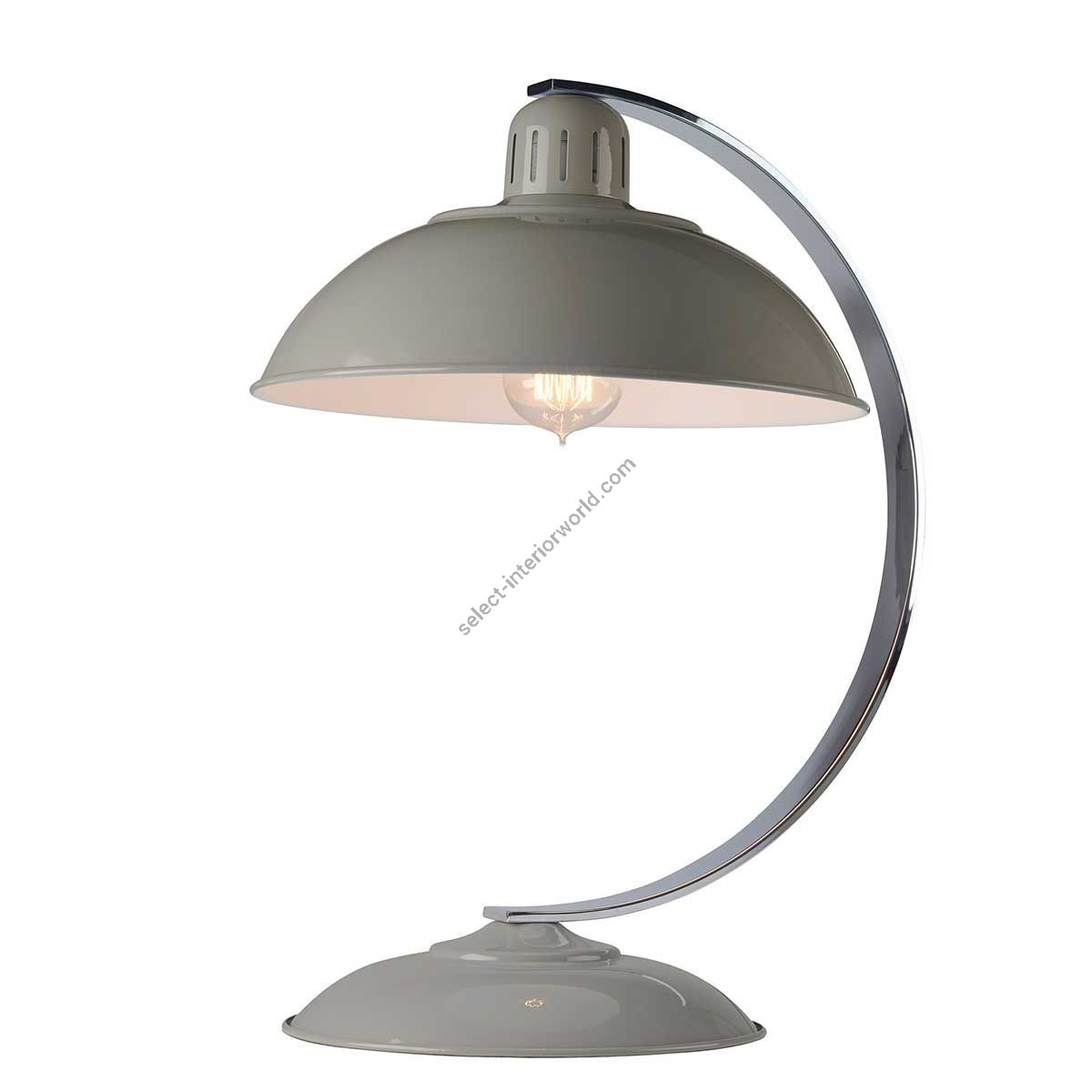 Elstead Lighting / Table Lamps / Franklin 1 Tarpaulin Grey