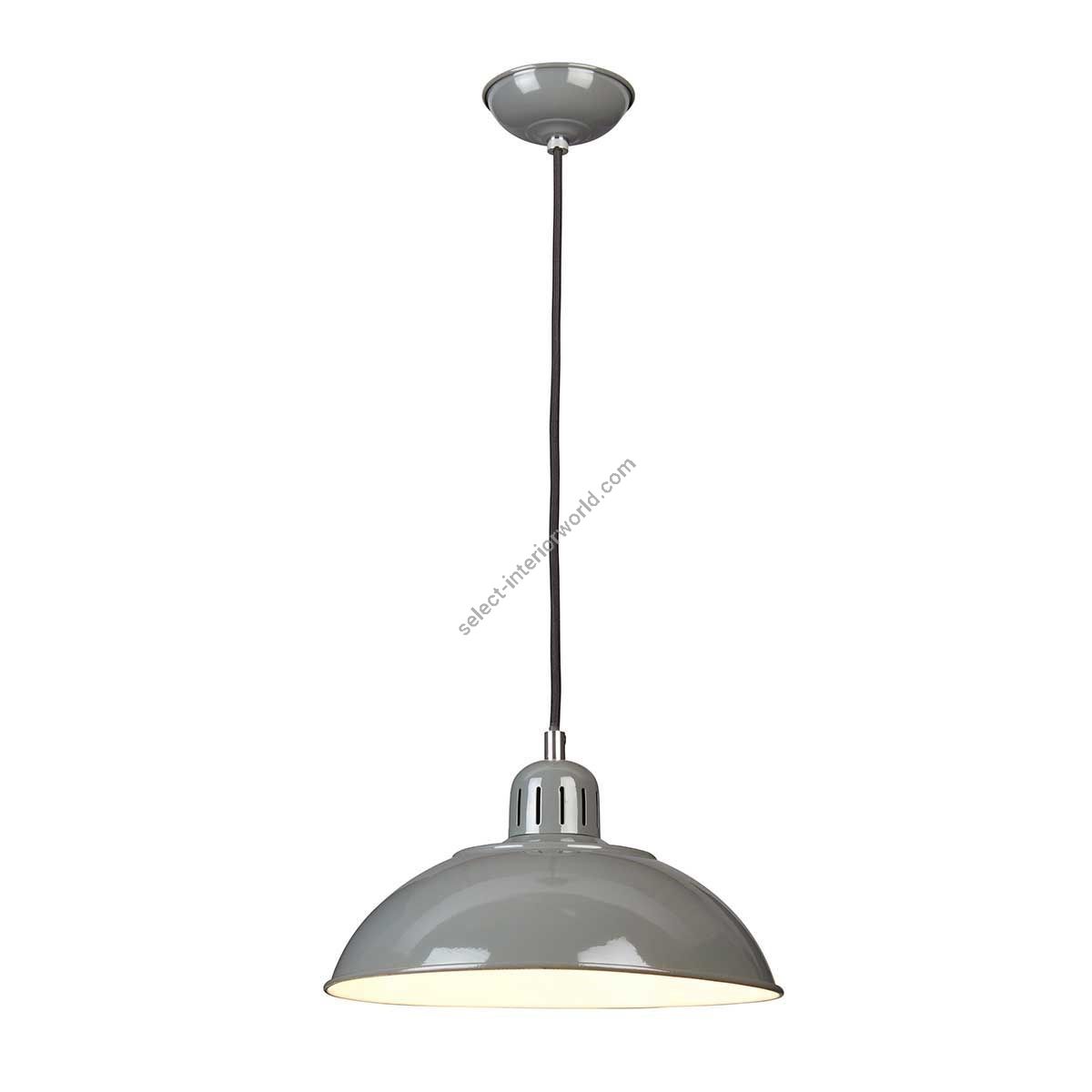 Elstead Lighting / Pendant Lights / Franklin 1 Grey
