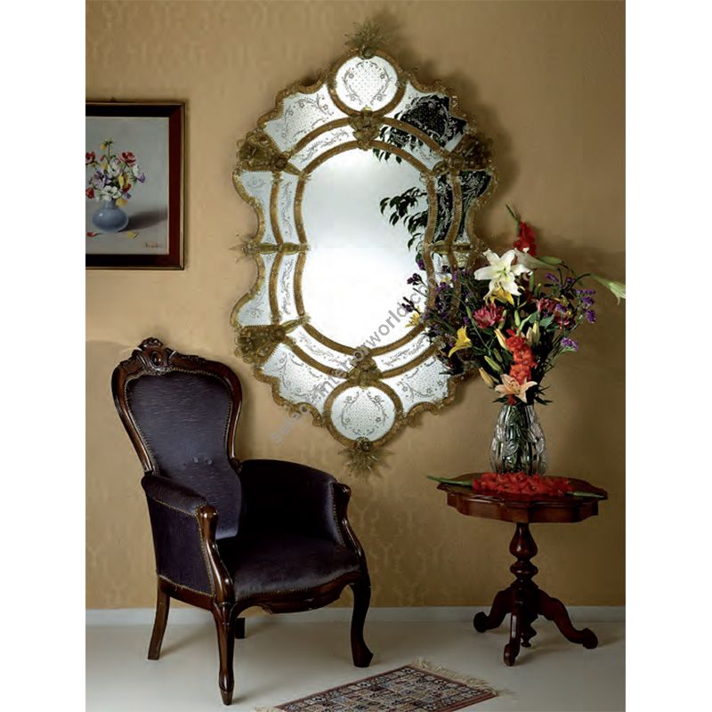 Fratelli Tosi / Venetian wall mirror / 1073