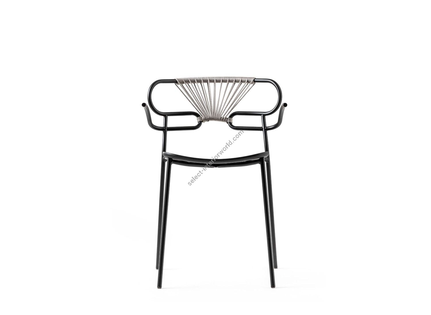 Traba / Chairs / Genoa Met Pu Cross Armchair TR-0048 MET CROSS PU