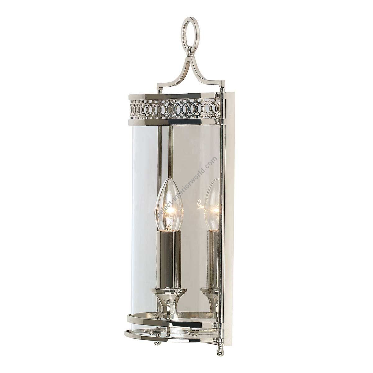 Elstead Lighting / Wall Lights / Guildhall 1 lt Wall Light - Polished Nickel