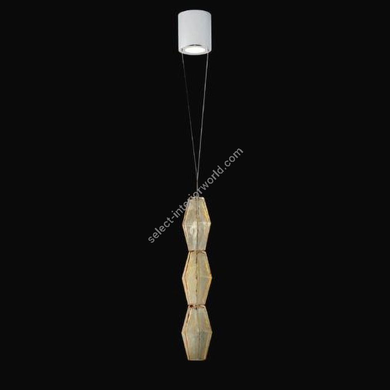 Patrizia Volpato / Pendants & Suspension Lights / Glace Handcrafted Murano Glass 24 Karat Gold PV-4613-S1