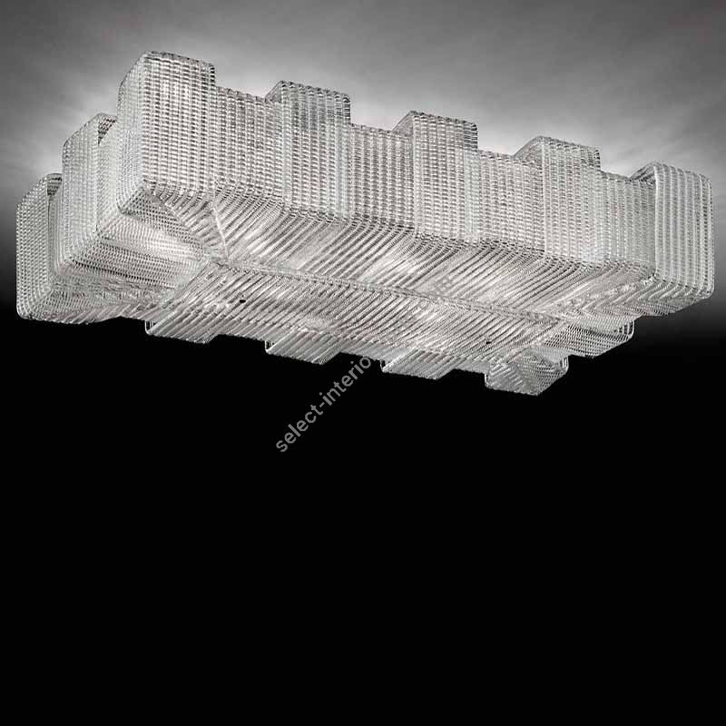 Glass & Glass Murano / Semi-Flush Mounts / Overlap 2 ART. 1315/P