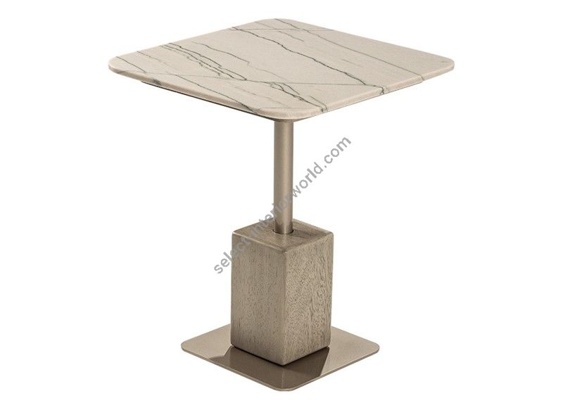 Adriana Hoyos / Side & Lamp Tables / Gem End Table 101 Stone Top