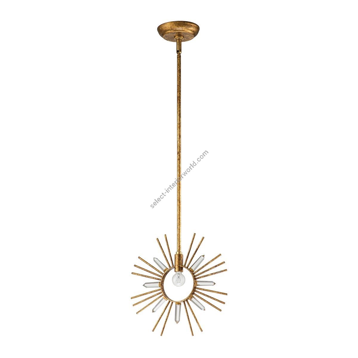 Elstead Lighting / Pendant Lights / Sun King Gold Leaf