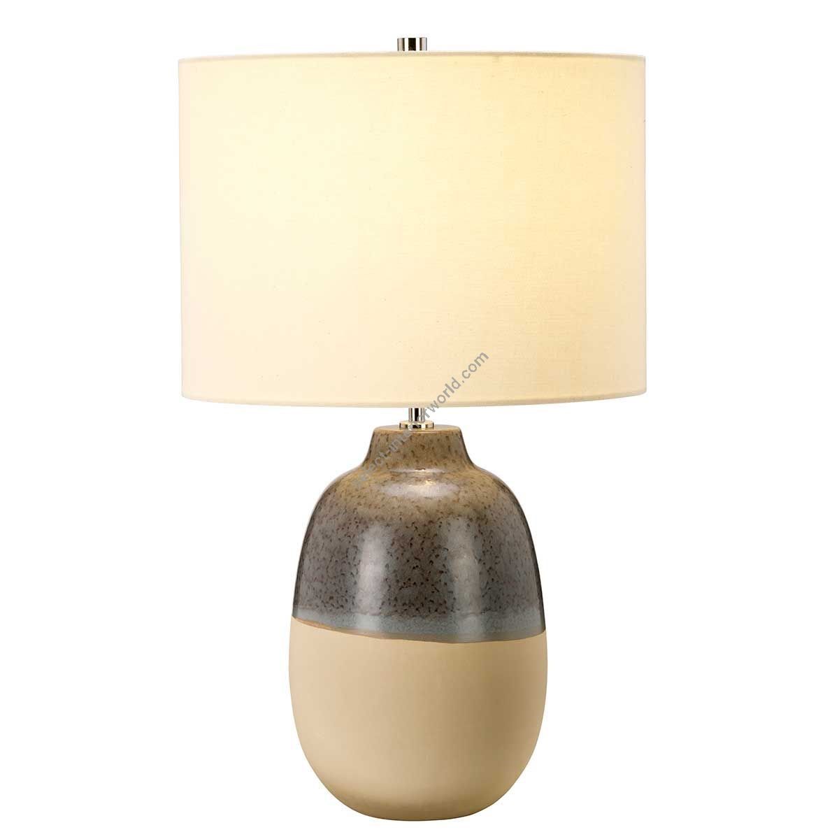 Elstead Lighting / Table Lamps / Grange Park 1 Grey & Brown