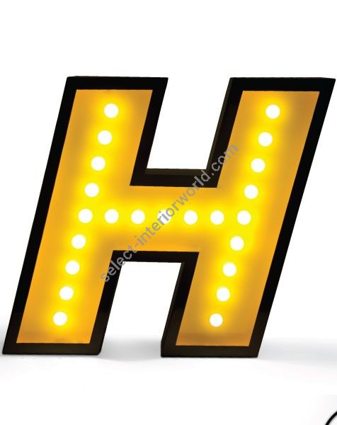 DelightFULL / Floor or Wall Lamps / Light Letter H | Graphic Letters "H"