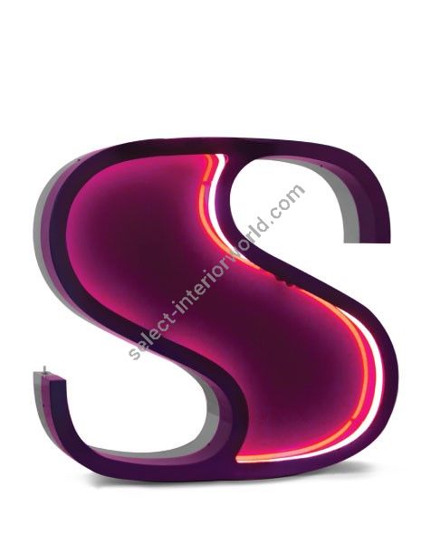 DelightFULL / Floor or Wall Lamps / Light Letter S | Graphic Letters "S"