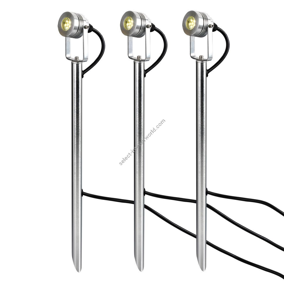 Elstead Lighting / Outdoor Spotlights / Spennymoor 3 x 12V Anodised Aluminium