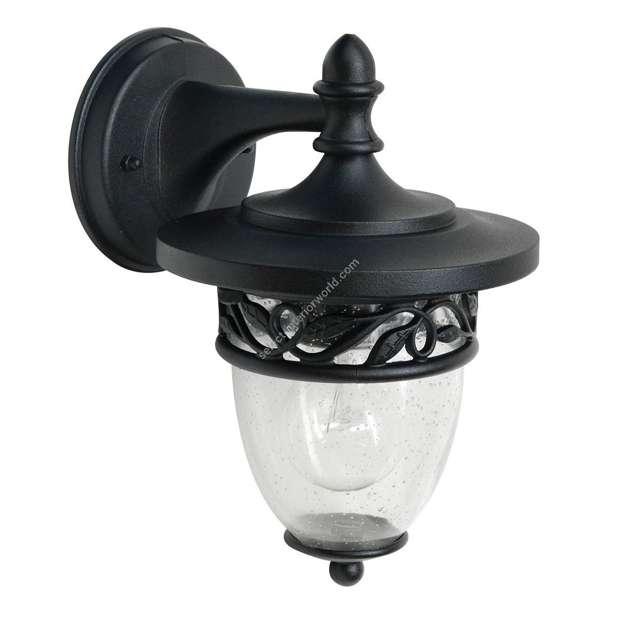 Elstead Lighting / Outdoor Wall Lights / Burford 1 Lantern Black