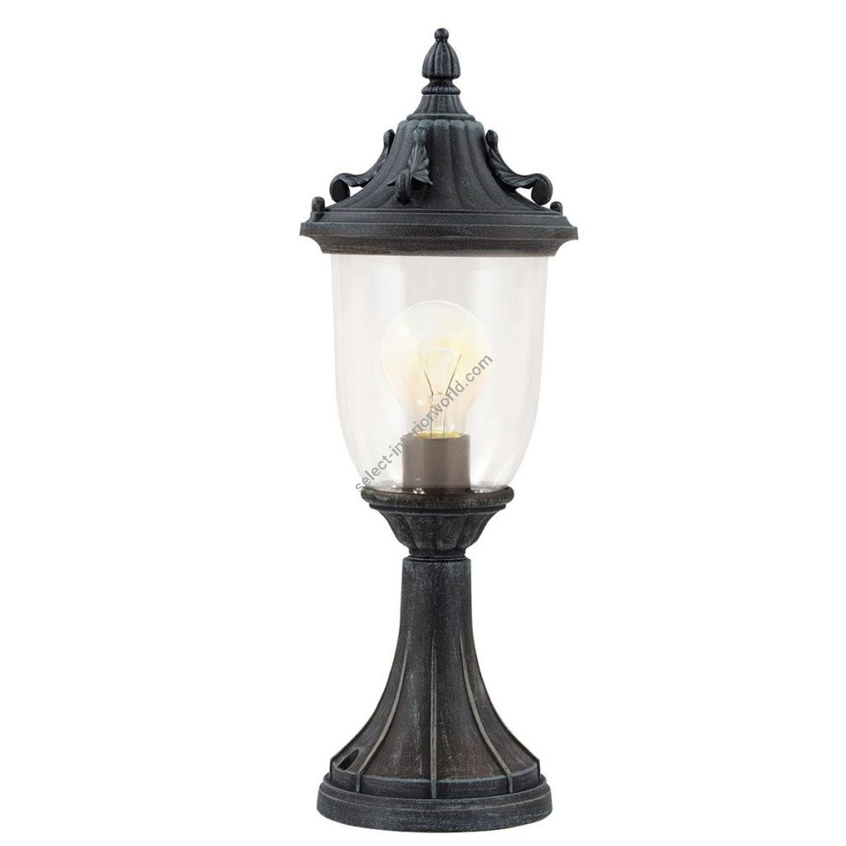 Elstead Lighting / Outdoor Pedestal Lights / Elkstone 1 Verdigris