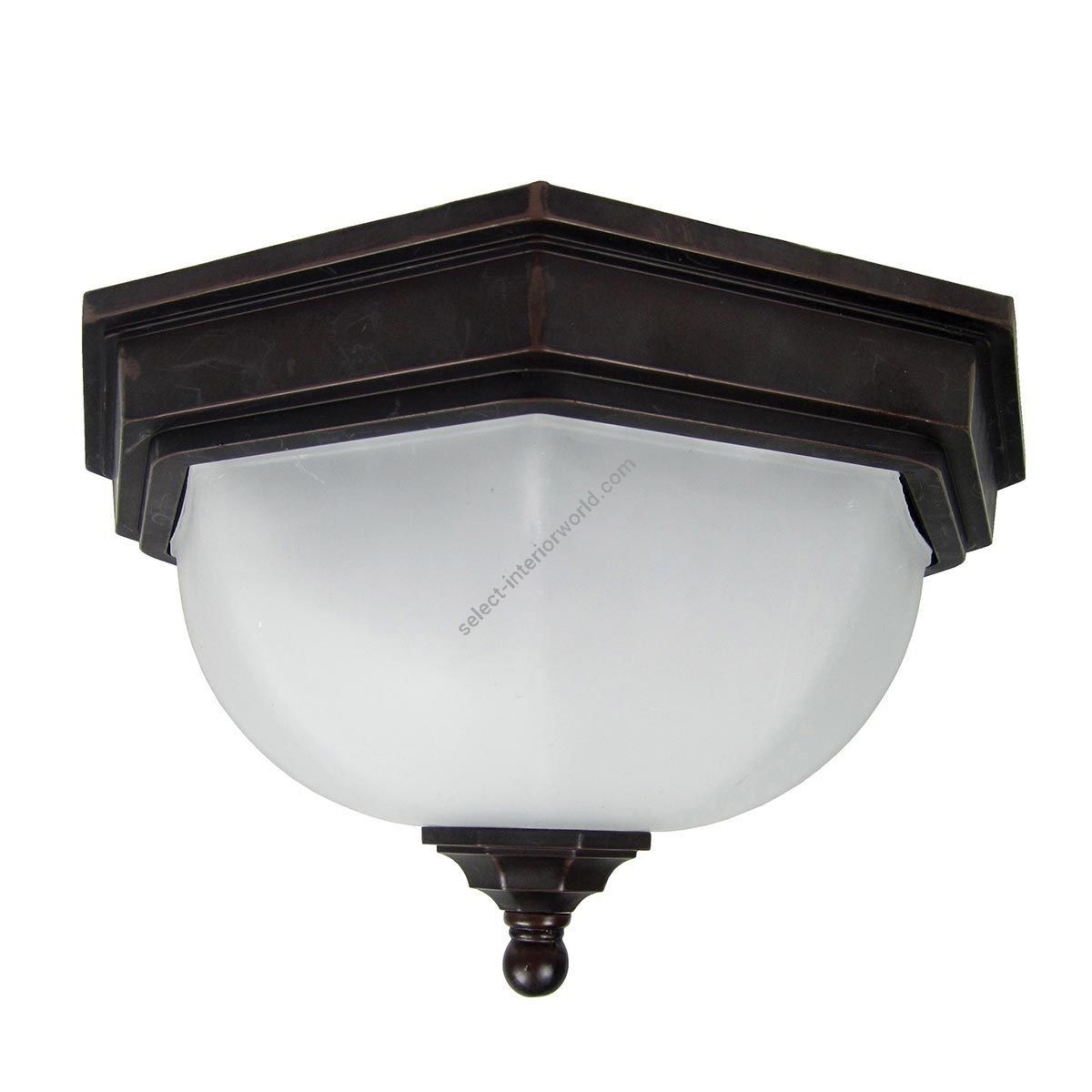 Elstead Lighting / Outdoor Ceiling Lights / Fairford Flush Old Bronze