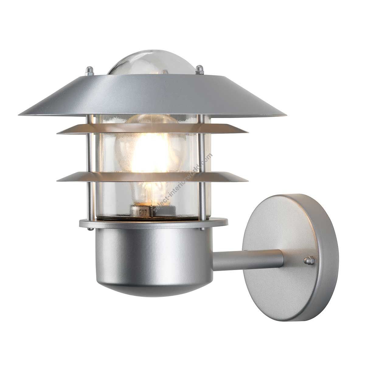 Elstead Lighting / Outdoor Wall Lights / Helsingor Lantern Silver