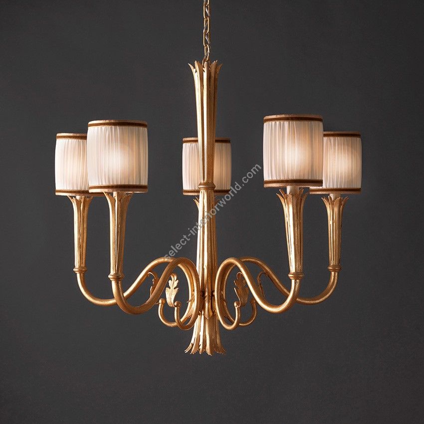 Officina Ciani / Chandeliers / with Shades HL1059CH-5 Rialto