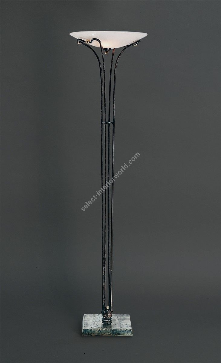 Officina Ciani / Floor Lamps / Iron with Satined Glass HL1070FL