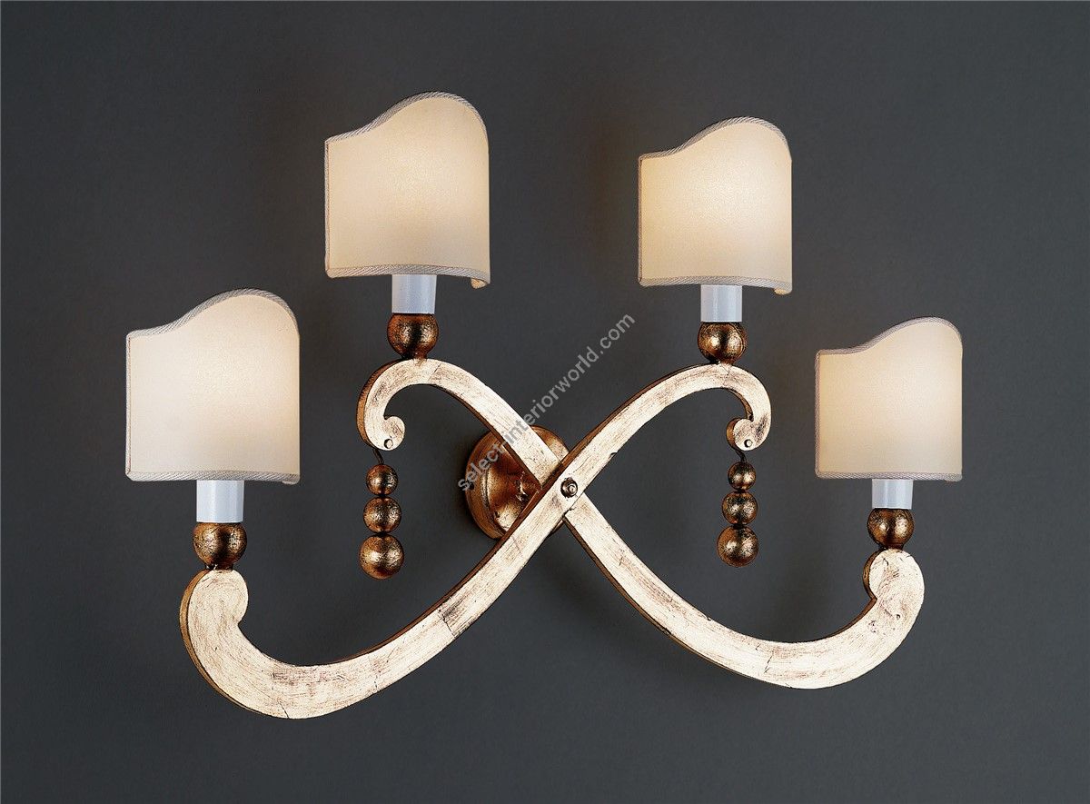 Officina Ciani / Wall Sconces / Iron with Lampshade HL1094WA-4 Pallini