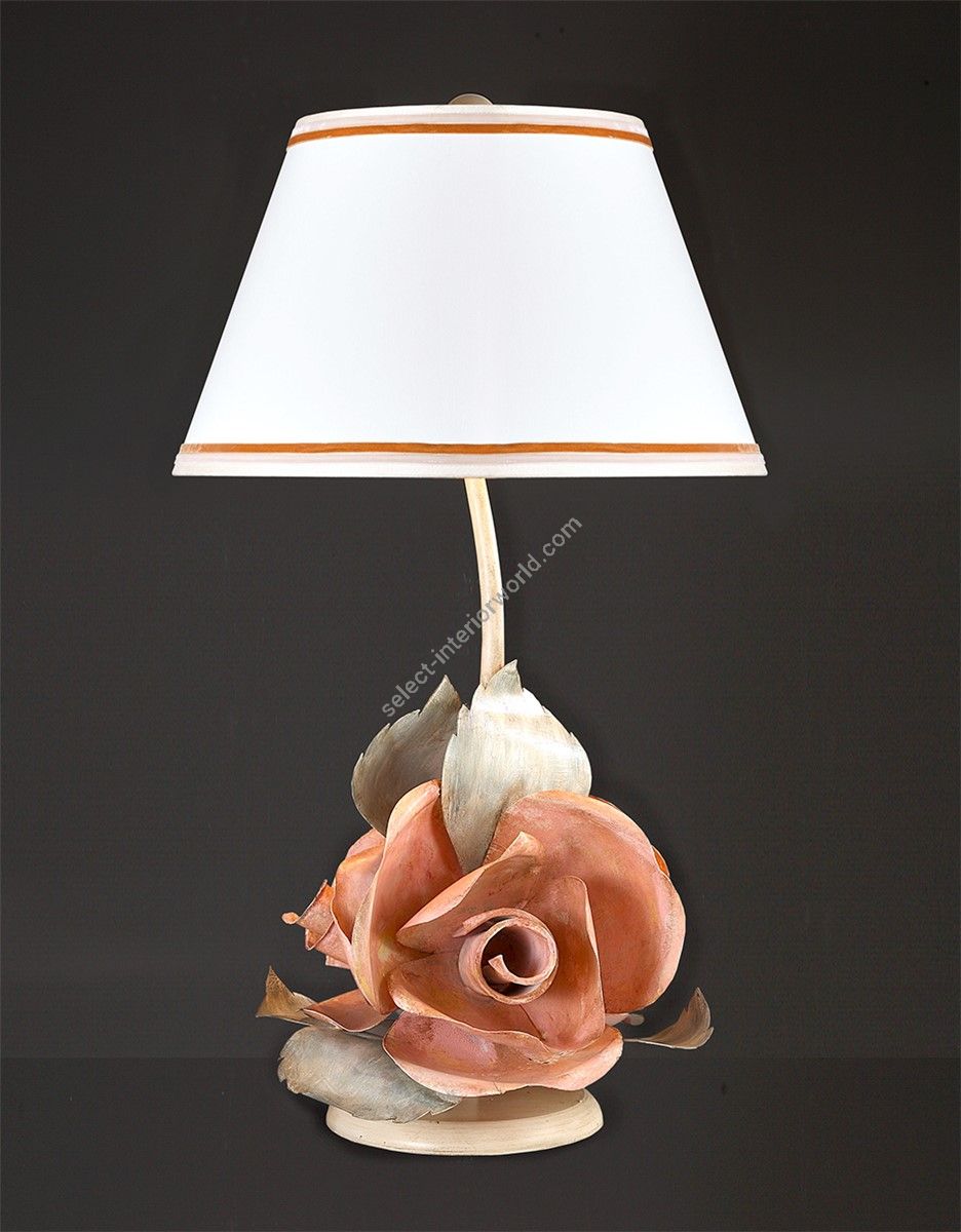 Officina Ciani / Table Lamps / Iron with Roses HL1102TA Rosa