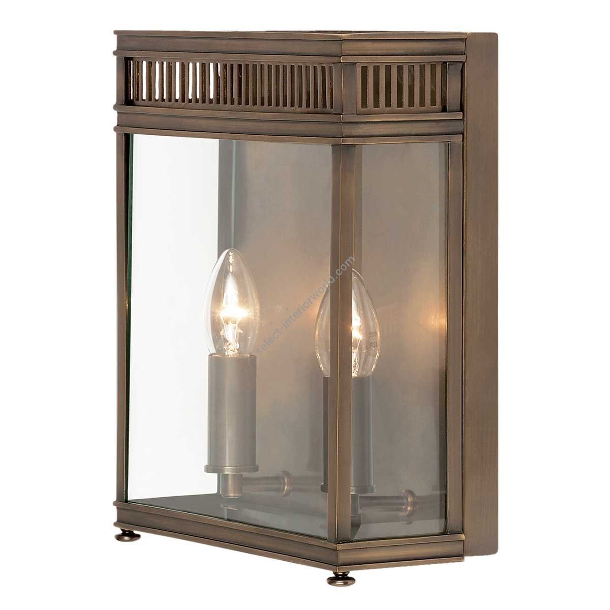 Elstead Lighting / Outdoor Wall Lights / Holborn Half Lantern Medium Dark Bronze