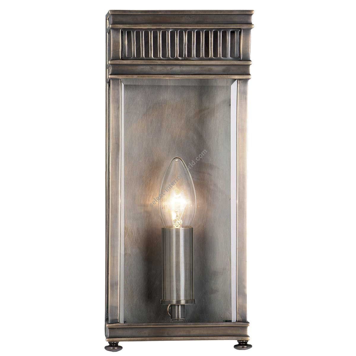 Elstead Lighting / Outdoor Wall Lights / Holborn Half Lantern Small Dark Bronze